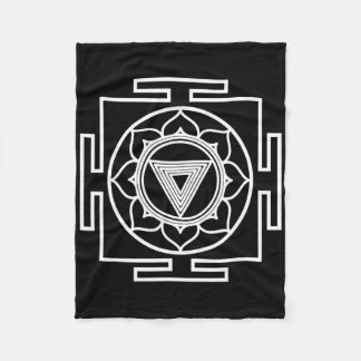 Hindu Kali Yantra Symbol Hinduismus Yoga Östliche Fleecedecke