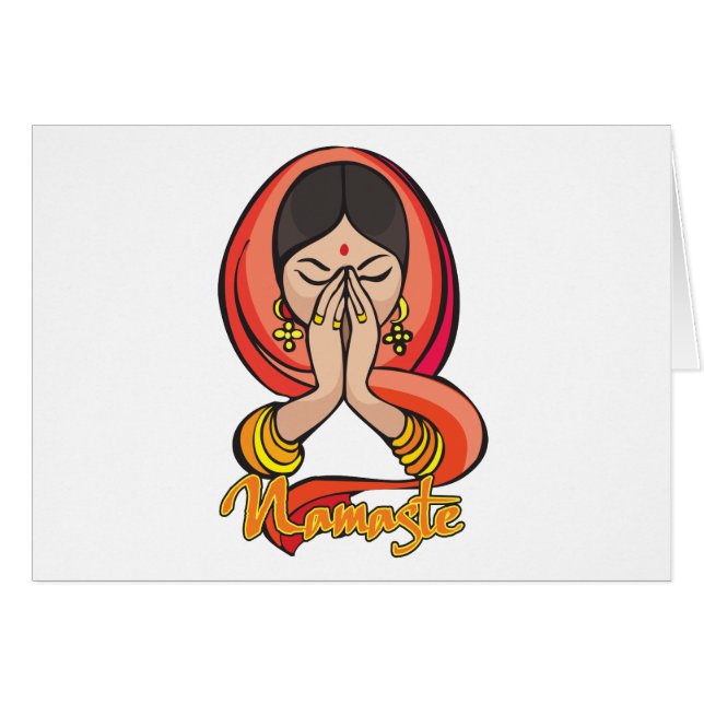 Hindu Namaste (Vorderseite (Horizontal))