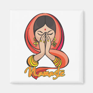 Hindu Namaste Magnet