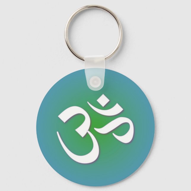 Hindu OM - Mediationssymbol Schlüsselanhänger (Vorderseite)