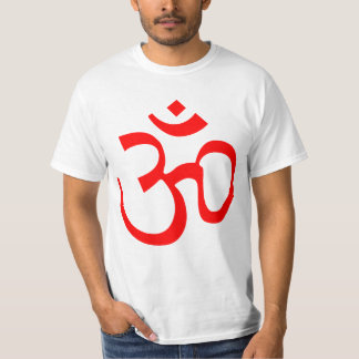 Hindu OM Symbol - Rot T-Shirt