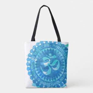 Hindu OM Vintage-Tasche mit Allover-Druck Tasche