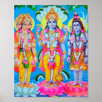 Hindu Trinity Brahma Vishnu Shiva
