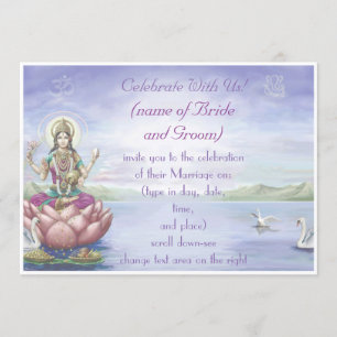 Hindu Wedding Einladungen - anpassen