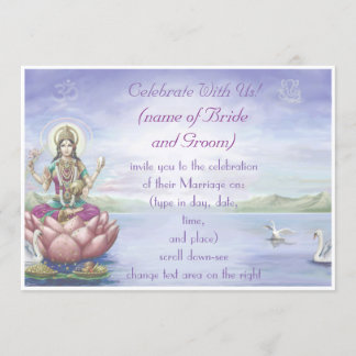 Hindu Wedding Einladungen - anpassen