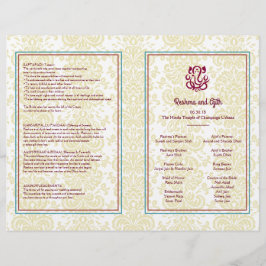 Hindu Wedding Program Flyer