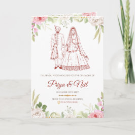 Hindu-Zeremonie-Programm und Hindu-Hochzeitsprogra Programm