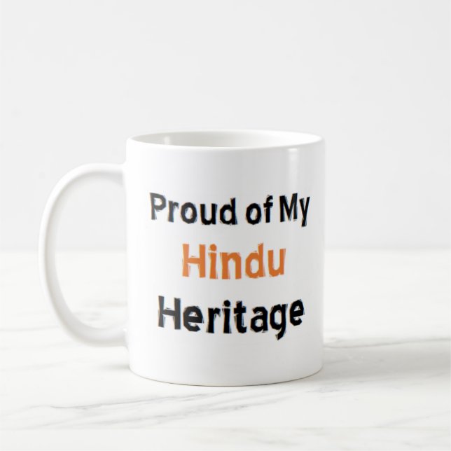 hinduistisches Erbe Kaffeetasse (Links)