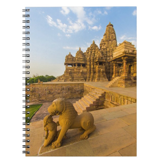 Hindutempel in Khajuraho Notizblock (Vorderseite)