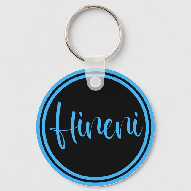 Hineni - Hier bin ich Schlüsselanhänger (Vorderseite)