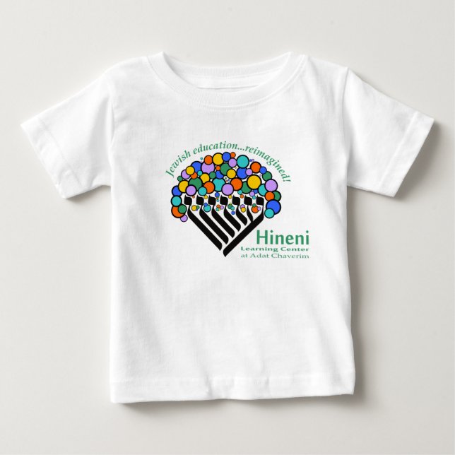 Hineni Learning Center Babys T-Shirt - Weiß (Vorderseite)
