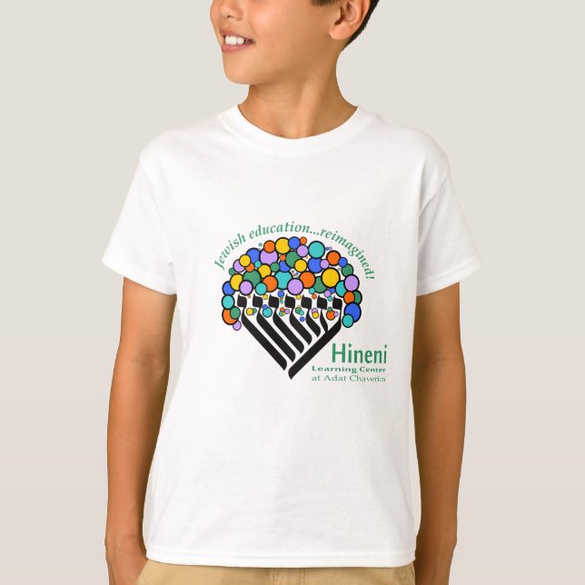 Hineni Learning Center Kid's T-Shirt - White (Vorderseite)