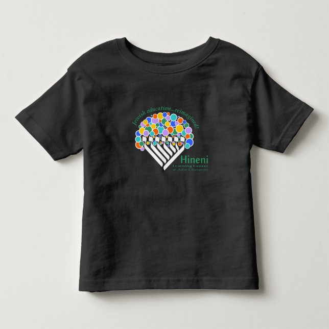 Hineni Learning Center Toddlers' T-Shirt - Black (Vorderseite)