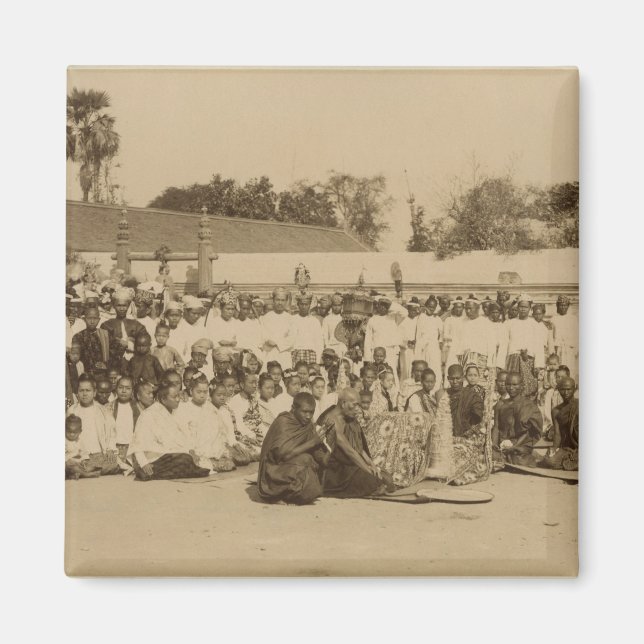 Hingabe auf der Pagode von Arakan, Mandalay, Magnet (Vorne)
