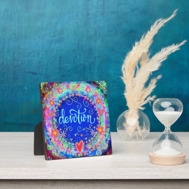 Hingabe Hübsche florale Inspirivity Easel Fotoplatte (InSitu)