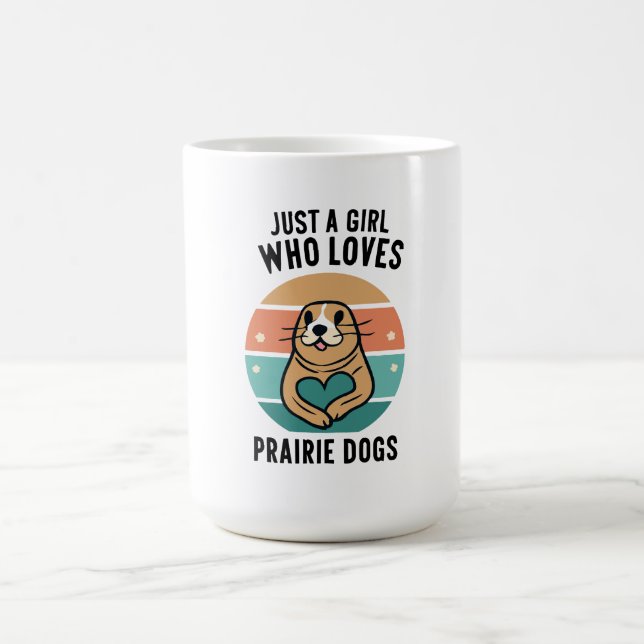 Hingabe: Nur ein Mädchen, das Prärie-Hunde Liebe / Kaffeetasse (Mittel)