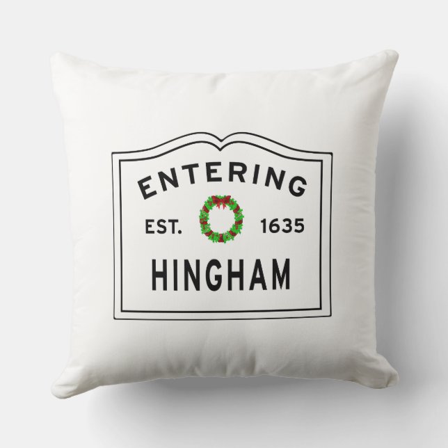 Hingham MA Lumbar Coussin - Choisissez une couleur (Verso)