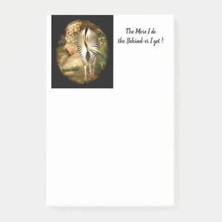 "Hinter-äh erhalte ich!" Post-Itanmerkungen, 4 x 6 Post-it Klebezettel