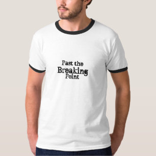 Hinter brechend, Punkt T-Shirt