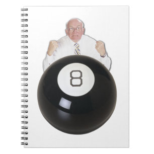 Hinter dem 8 Ball Notizblock