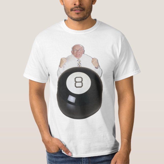 Hinter dem 8 Ball T-Shirt (Vorderseite)
