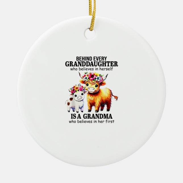 Hinter dem Rad Keramik Ornament (Vorne)
