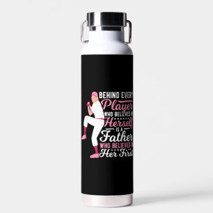 Hinter dem Rad Trinkflasche