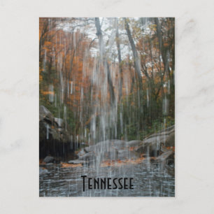 Hinter dem Wasserfall Tennessee Postkarte
