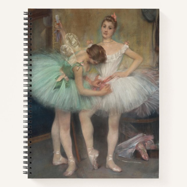 Hinter den Kulissen des Balletts Notizbuch (Vorderseite)