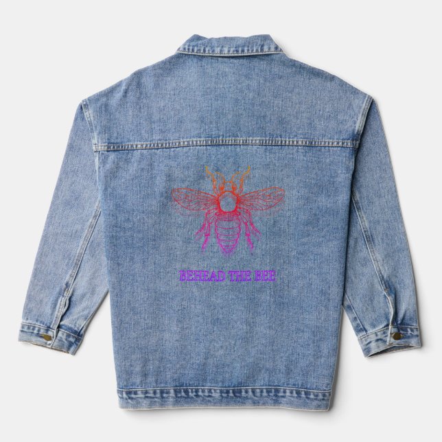 Hinter der Biene Jeansjacke (Rückseite)