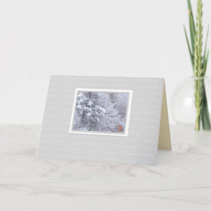 Hinter der Wolkensaison liegt die Grußkarte Karte