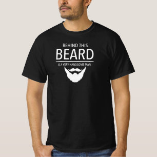 Hinter diesem Bart ist ein sehr gutaussehender T-Shirt