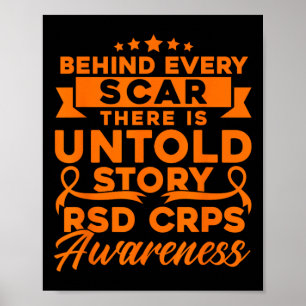 Hinter jedem Auto RSD CRPS-Bewusstsein Poster