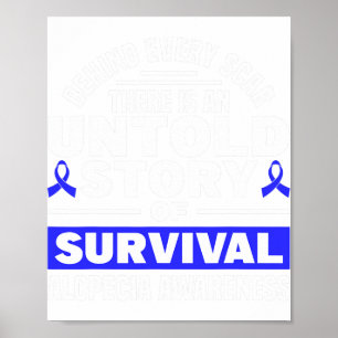 Hinter jedem Auto unerzählte Story Support Alopeci Poster