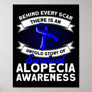Hinter jedem Auto unerzählte Story Support Alopeci Poster