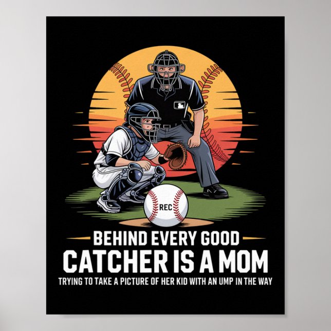 Hinter jedem guten Fänger steht eine Mutter, die v Poster (Vorne)