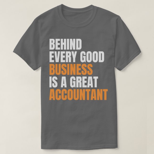 Hinter jedem guten Geschäft steht ein großer Buchh T-Shirt (Design vorne)