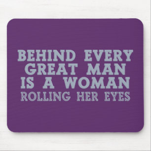 Hinter jedem Manngewohnheit mousepad