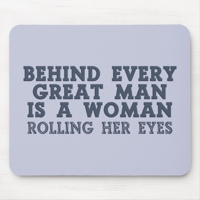 Hinter jedem Menschengewohnheitsmousepad Mousepad (Vorne)