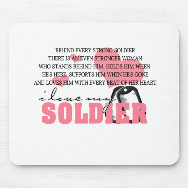 Hinter jedem Soldaten Mousepad (Vorne)