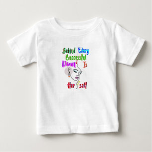 Hinter jeder erfolgreichen Frau steht sich selbst Baby T-shirt