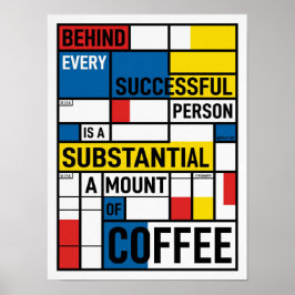 hinter jeder erfolgreichen Person Poster
