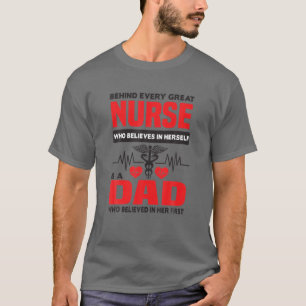 Hinter jeder großen Krankenschwester steht ein Va T-Shirt
