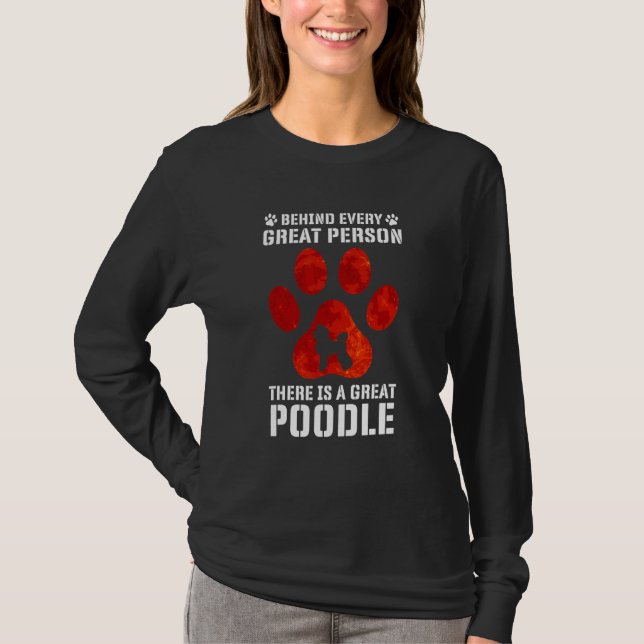 Hinter jeder großen Person steckt eine große Liebe T-Shirt (Vorderseite)