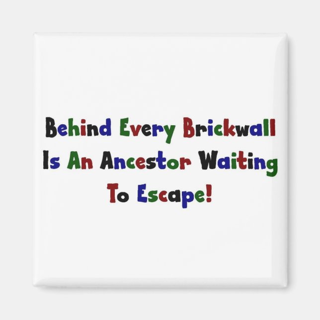 Hinter jeder Mauer... Magnet (Vorne)