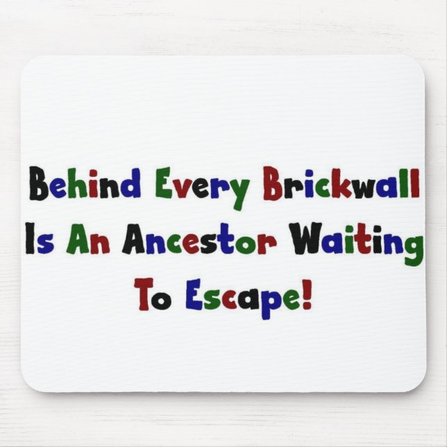 Hinter jeder Mauer... Mousepad (Vorne)