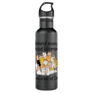 Hinter Katzen  Edelstahlflasche
