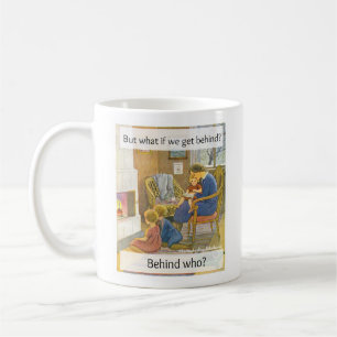 Hinter wem? kaffeetasse