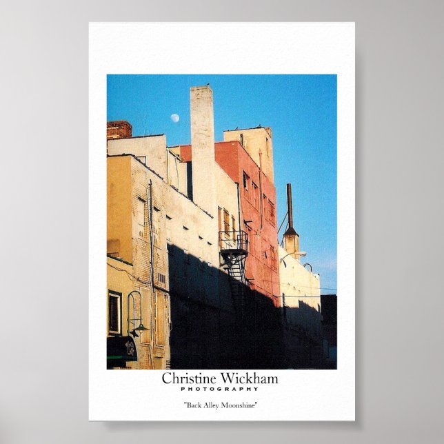 Hinteralleenmoonschine Poster (Vorne)