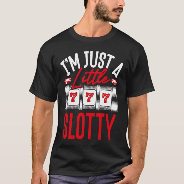 Hinterdruck Ich Bin Einfach Ein Kleiner Schlitzend T-Shirt (Vorderseite)